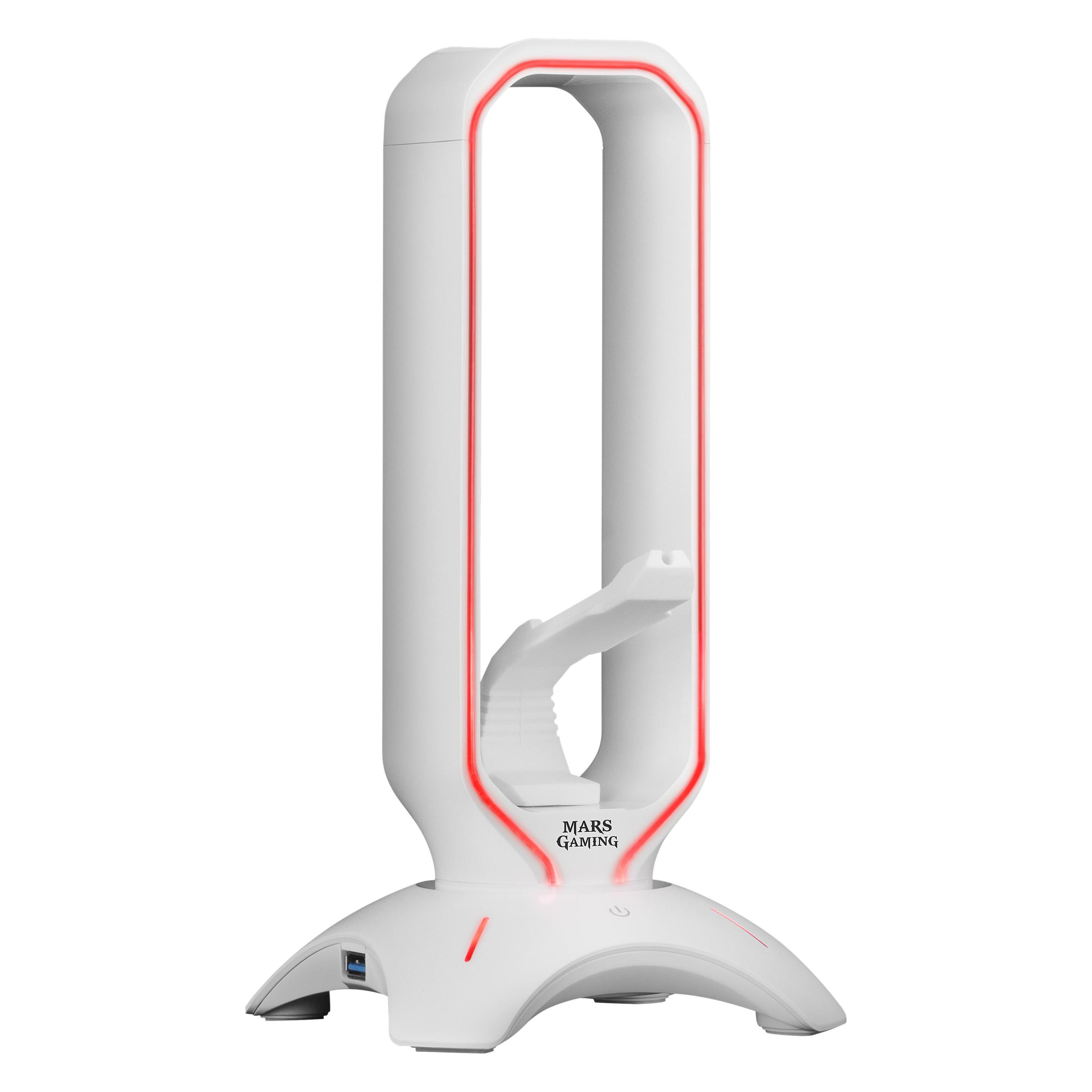 Mars Gaming Support Casque Mhhpro W RGB (Blanc) (MHHPROW)