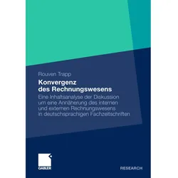 Konvergenz des Rechnungswesens, Fachbücher von Rouven Trapp