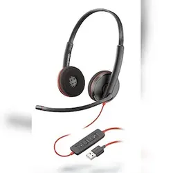 POLY Blackwire 3220 Kopfhörer Kopfband Schwarz