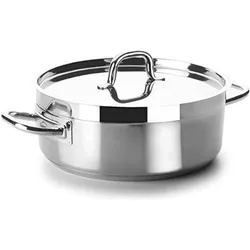 Lacor 54020, Pfanne + Kochtopf, Silber
