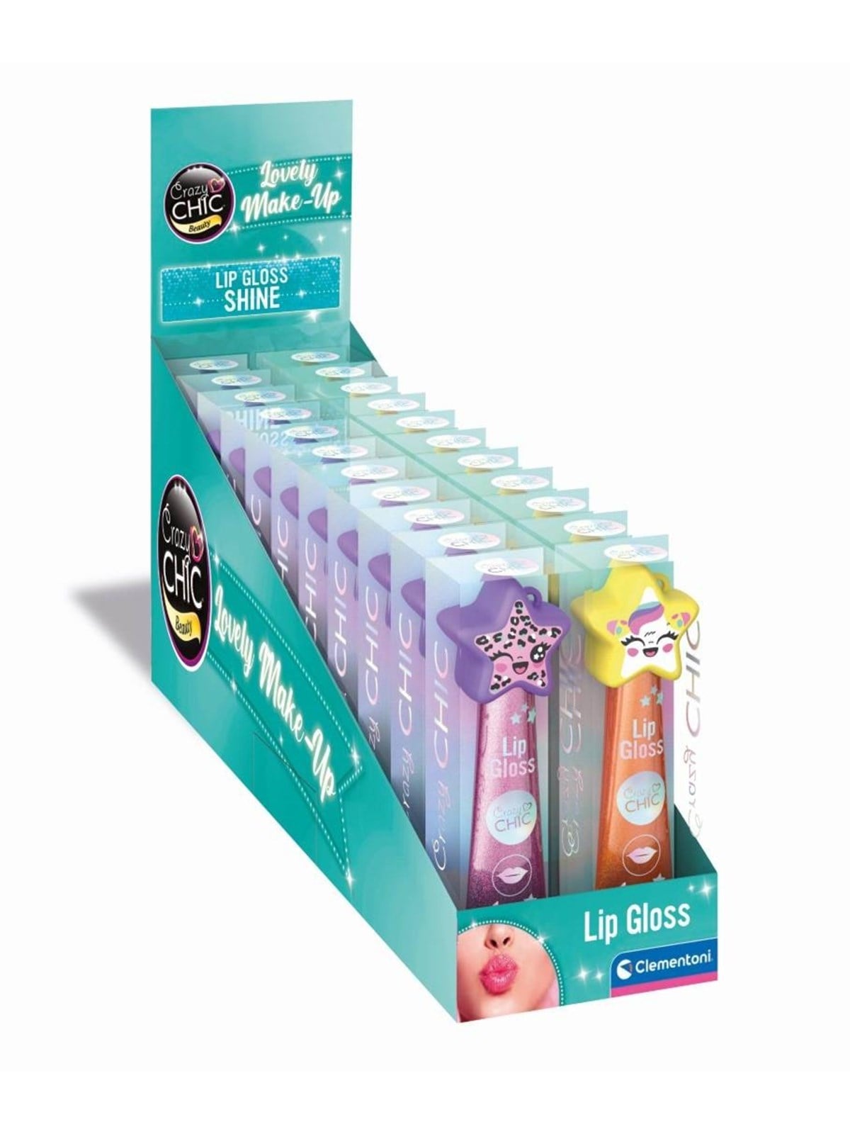 Clementoni Crazy Chic Lipgloss Star Purple/Yellow