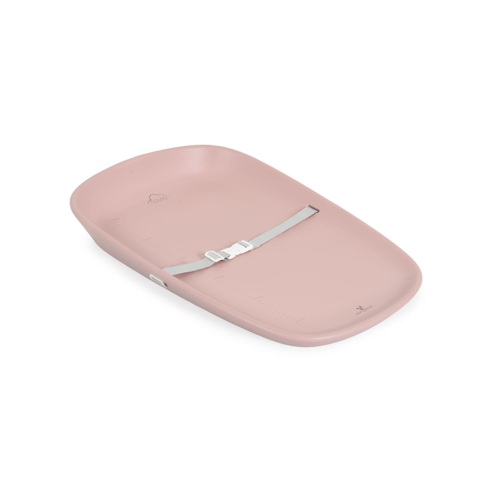 Cangaroo Wickelauflage Nuvia tragbar Gurt Messskala EVA-Material Rückenlehne rosa