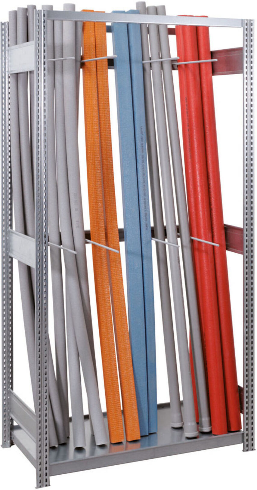 Regalwerk BERT Langgutregal Grundfeld verzinkt Stecksystem HxBxT 2000x1005x600 mm, B3-80210-60)
