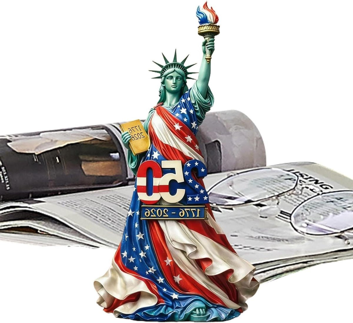 Miniatuur Beeldje Hars Figuur Woondecoratie Nationale Trots Symbool Hoogte: 15 cm