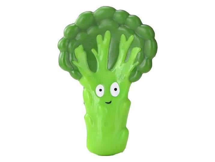 Blinkit Jouet à mâcher pour chien en nylon résistant aux morsures en forme de brocoli, Interaction lancer-attraper anti-stress, Jouet à mâcher pour animal de compagnie NL01057