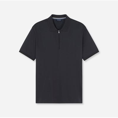 Poloshirt OLYMP "Casual", Herren, Gr. XL, schwarz, Web, Obermaterial: 100% Baumwolle, regular fit normal, Shirts, regular fit