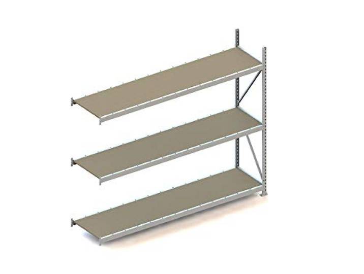 MR AR 2200 x 2600 x 650 vzk kpl. mit Spanplatten mit 3 Böden MINI-RACK