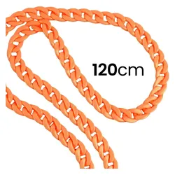 Jaym TOUR DE COU FASHION CORAIL MAT AVEC ATTACHE UNIVERSELLE - 1.20M -  **, Handykette, Orange