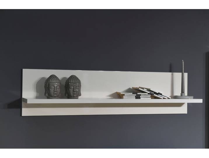 Wandboard GOODPRODUCT Piano , beige (beige hochglanz), B:89,7cm H:29,7cm T:21,2cm, Holzwerkstoff, Regale, Wandboard, hochwertig UV lackiert