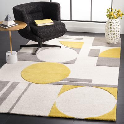 SAFAVIEH Handmade Rodeo Drive Frouwa Mid-Century Modern Wool Rug