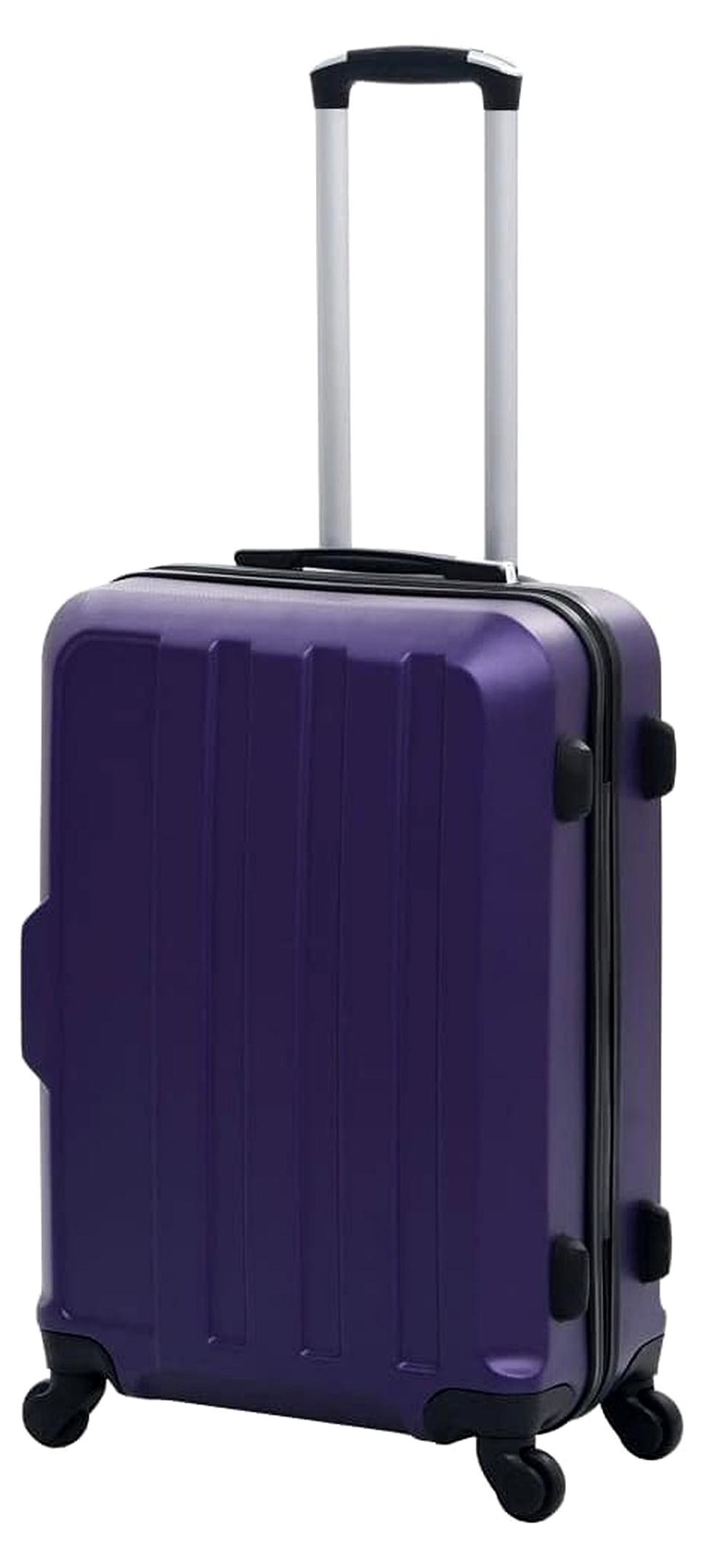 3-teiliges Hartschalen-Trolley-Set für Handgepäck - Lila ABS