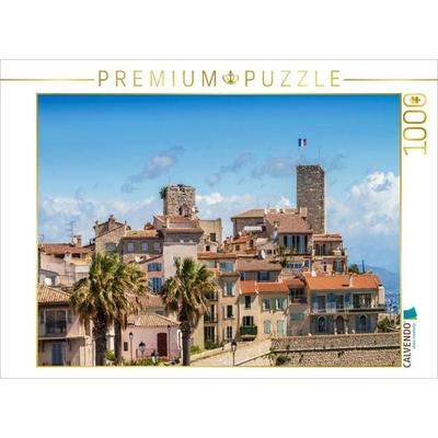 CALVENDO Puzzle Uferpromenade an der Côte d'Azur, Antibes | 1000 Teile Lege-Größe 64 × 48 cm Foto-Puzzle für glückliche Stunden
