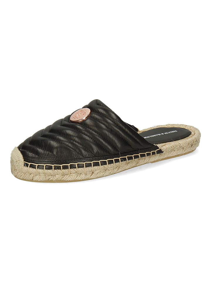 MELVIN & HAMILTON Leder-Pantoletten "Bree 15" in Schwarz - 39
