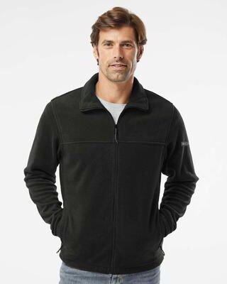 Columbia 212478 Men's Steens Mountain Full Zip 2.0 Jacket in Black size Large   Fleece