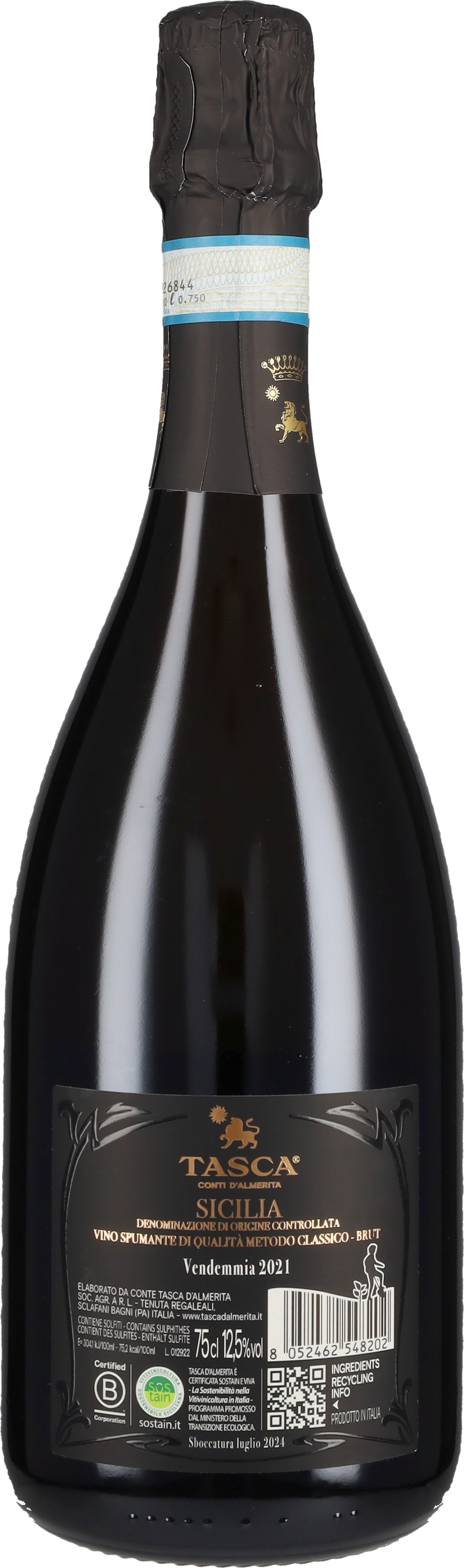 Spumante Metodo Classico Brut 'Almerita' Tenuta Regaleali - Tasca d'Almerita 2023