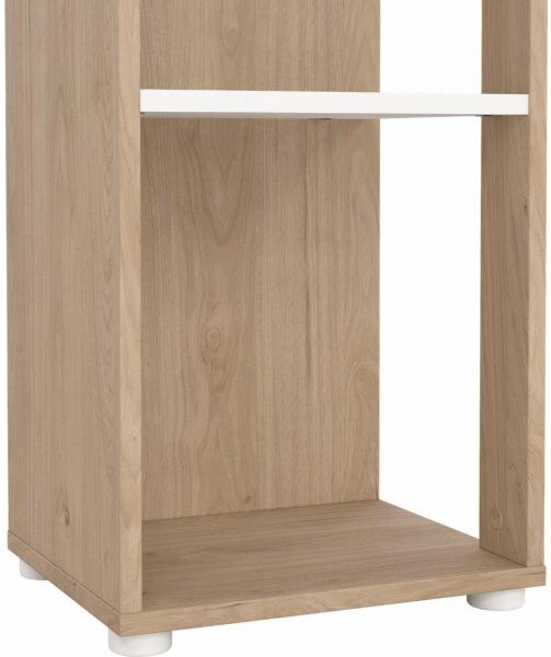 Tvilum Small Officeline Bogreol, Smal, Eg/hvid
