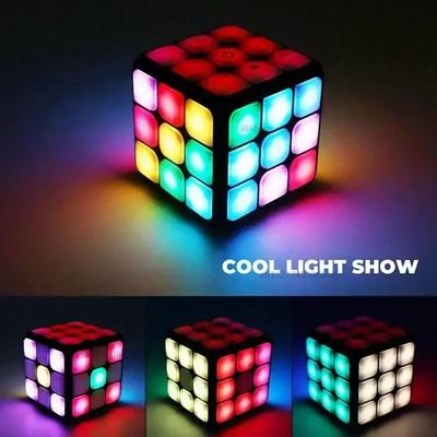Uplift Picks Smart Voice Electronic Magic Cube 3x3 Magnetic Brain Training Toy black