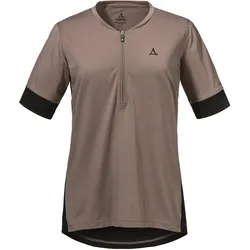 Schöffel, Damen, Velotrikot, CIRC Shirt Style Pinega WMS (XXL), Braun, Violett, XXL