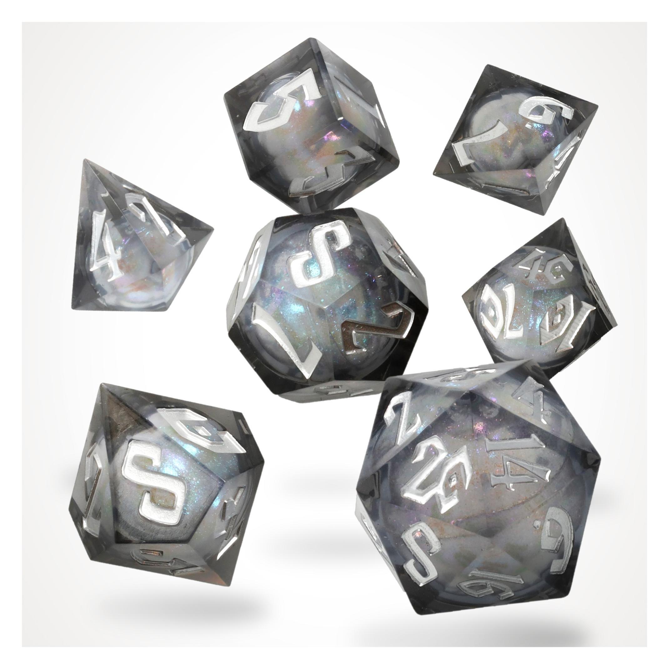 Glass Staff Nebula Night Liquid Core RPG Dice Set (70382328)
