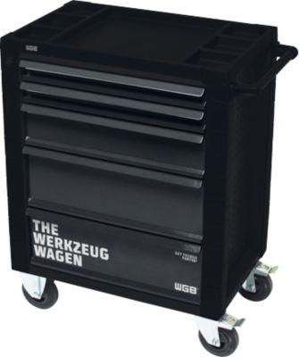Werkstattwagen, 103 tlg., Stahlblech/ABS, 5 Schubladen, mit Handgriff, abschließbar