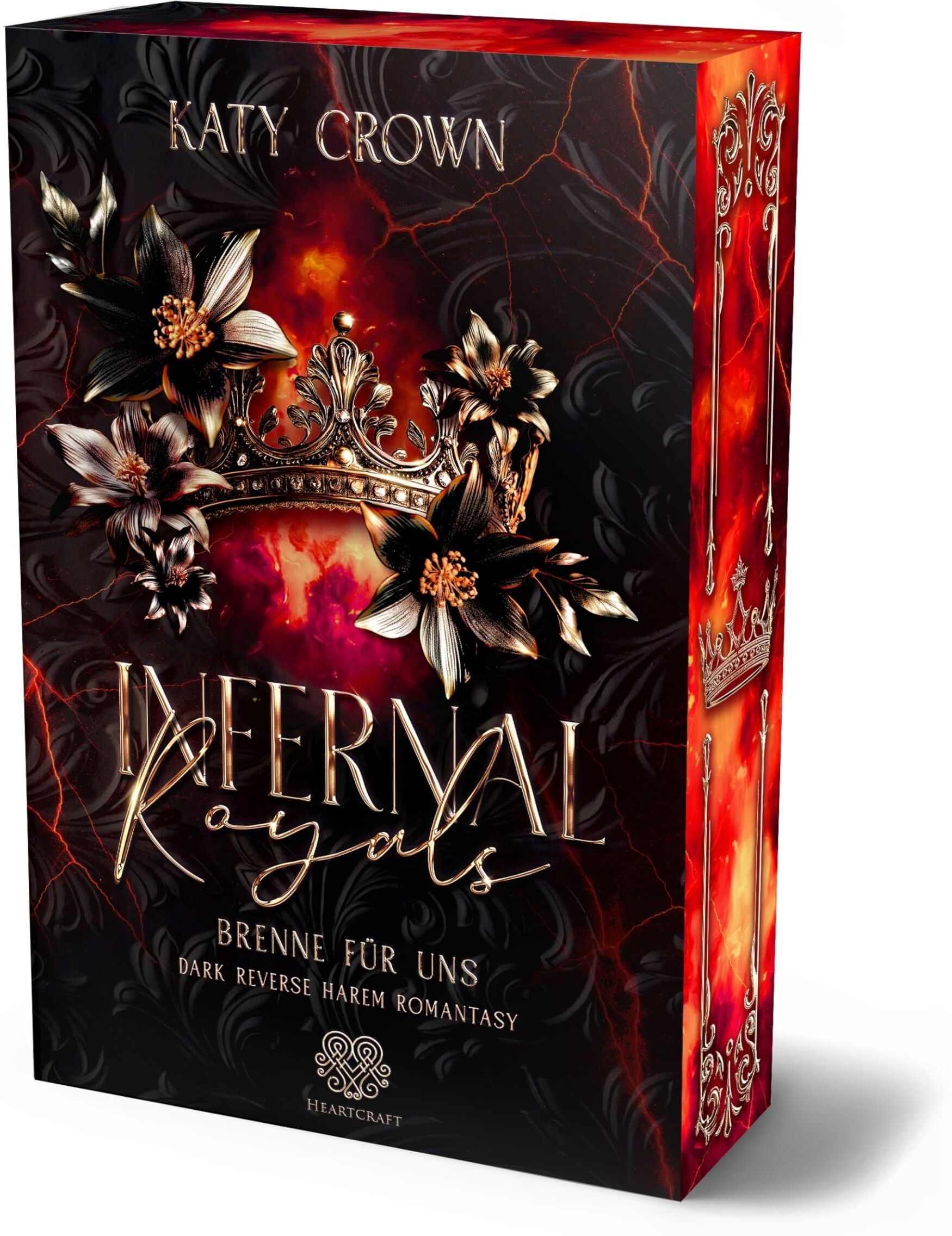 Katy Crown - Infernal Royals - Brenne für uns (Dark Reverse Harem Romantasy) Band 1: Mit wunderschönem Farbschnitt - Preis vom 10.10.2026 11:48:34 h