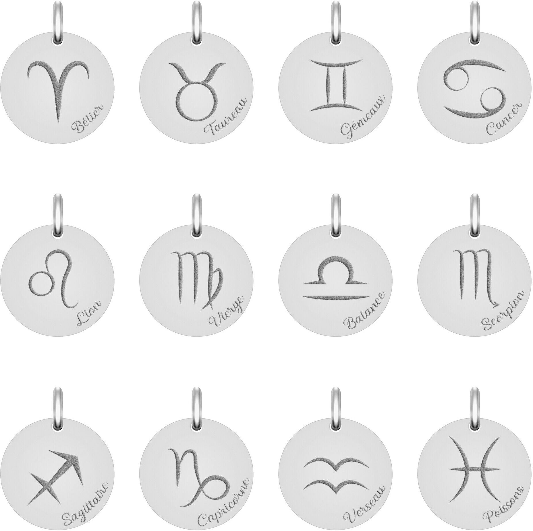 Mon Premier Bijou Médaille zodiaque - Argent massif