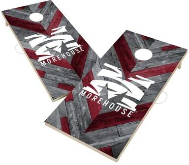 Skip's Garage Morehouse College Maroon Tigers Cornhole Board Set
