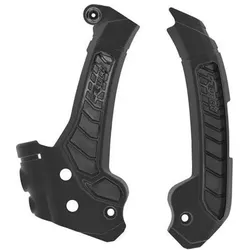 Racetech, Motorrad Zubehör, (RTECH) RAHMENSCHUTZ (SET) BI-MATERIAL SUPER GRIP HUSQVARNA FC 250 / 450 '22-23, FS 450