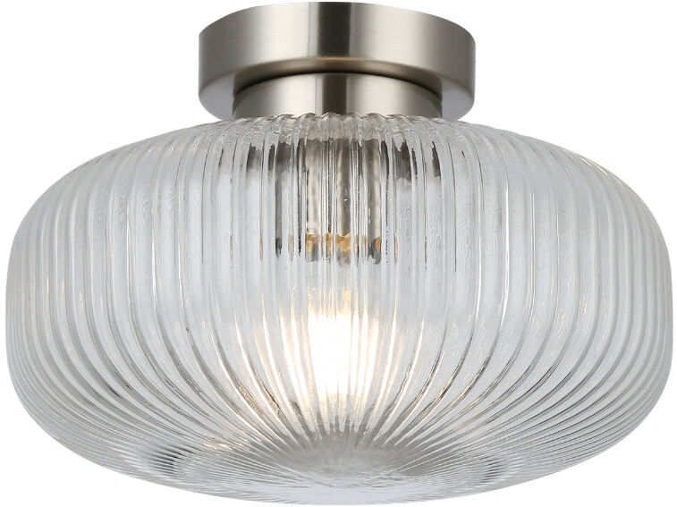 Fairmont Park Ajaya Semi Flush Mount Satin Chrome