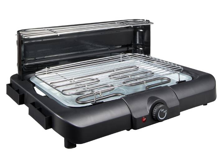 Nouvel Elektrogrill Fly Schwarz 2000 W