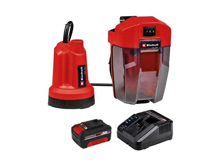 Klarwasserpumpe EINHELL GE-SP 18 LL Li , rot, Pumpen, Klarwasserpumpe