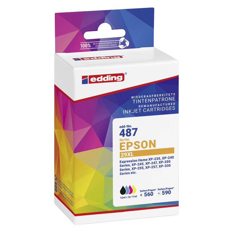 Edding EDD-487 (BK, C, M, Y) (18-487/18-487-01_70006)