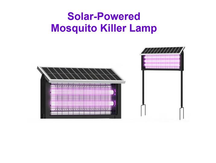 Lampe solaire anti-moustiques 15/20/40W, tue-mouches électrique, piège à insectes extérieur étanche pour jardin et maison