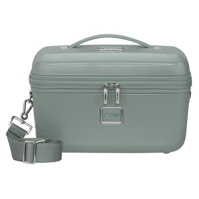 Beautycase SAMSONITE "IMAGE", Gr. B/H/T: 36cm x 25cm x 24cm, grün (thyme), Polycarbonat, Polyurethan, Taschen, Kulturkoffer Kosmetikbox Beautybox waschbares Innenfutter
