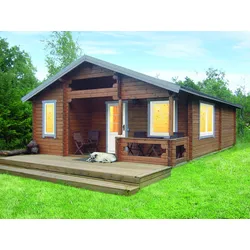Wolff Finnhaus Gartenhaus Ferienhaus Spessart B 70 mm