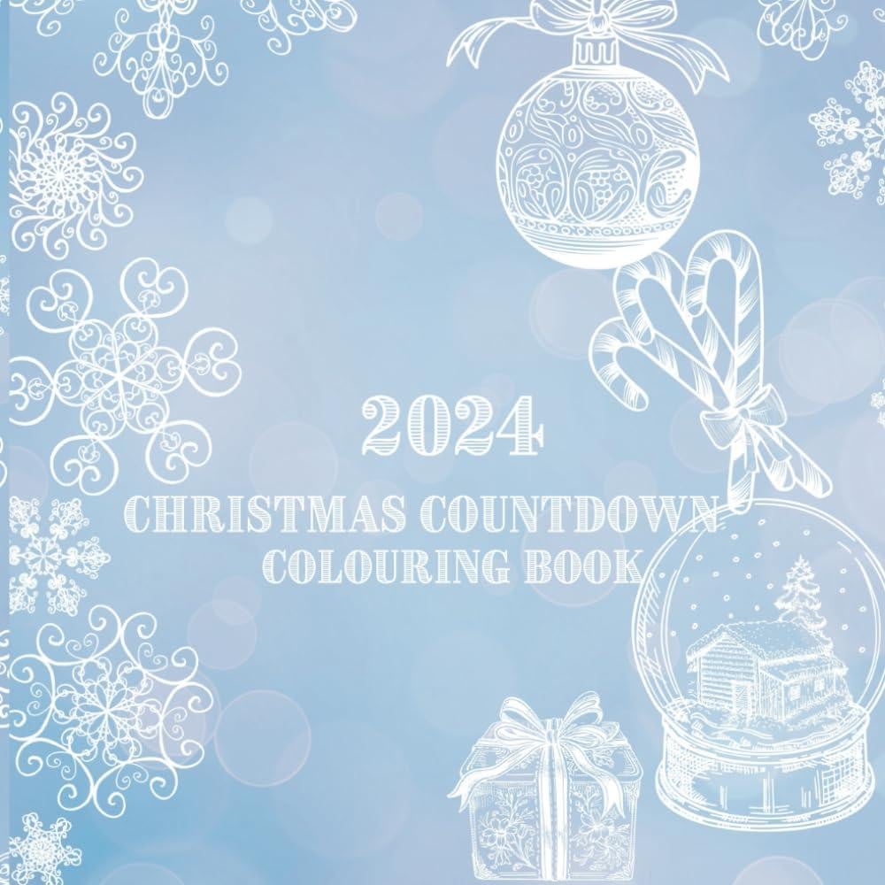 oCreon Christmas Countdown Kleurplaat Adventkalender