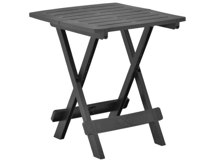 Vidaxl - Table Pliable De Jardin Anthracite 45x43x50 Cm Plastique