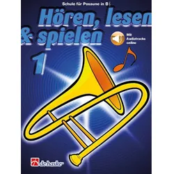 De Haske Hören, Lesen & Spielen 1 für Posaune in B - Lehrbuch
