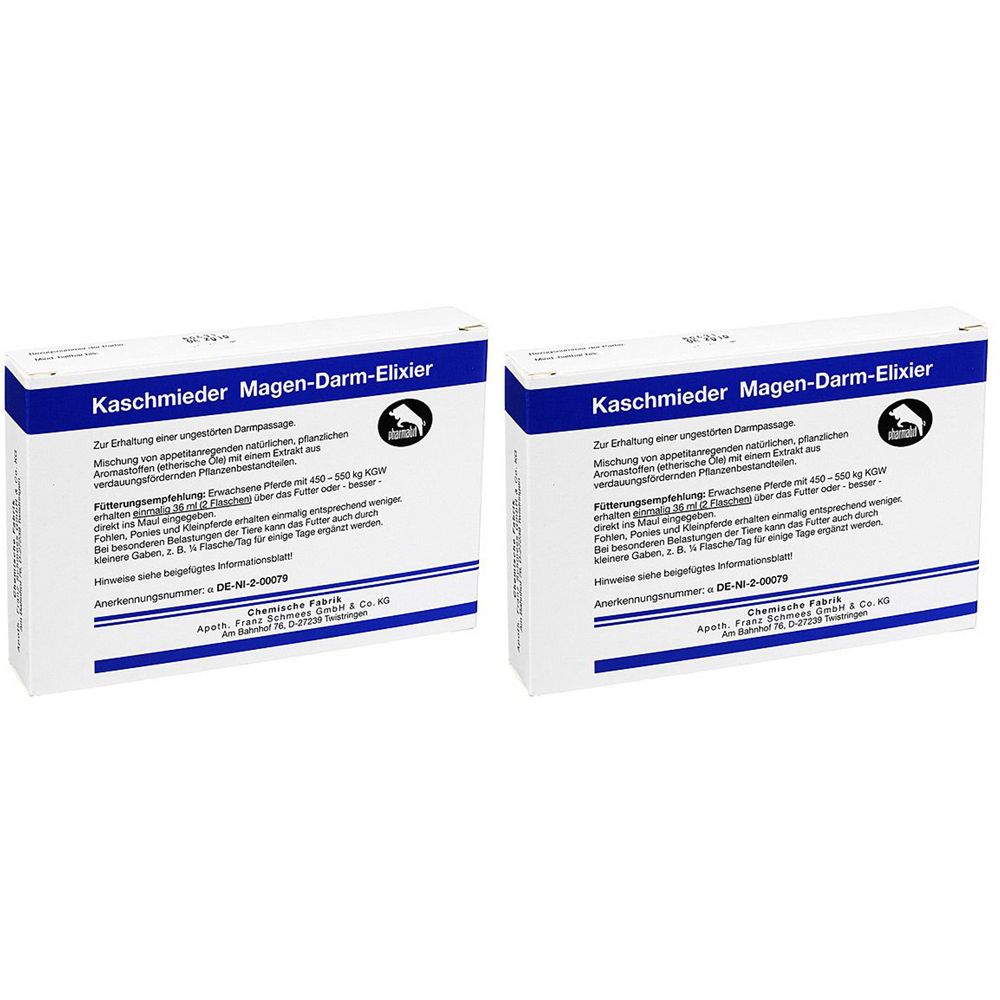 Kaschmieder Magen Darm vet. Doppelpack 2x108 ml Elixier