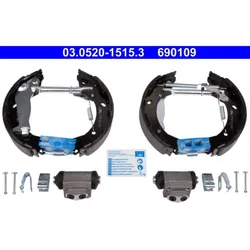 Bremsbackensatz ATE 03.0520-1515.3 für Hyundai I10 I