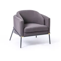 Stoffsessel ROMEO, grau