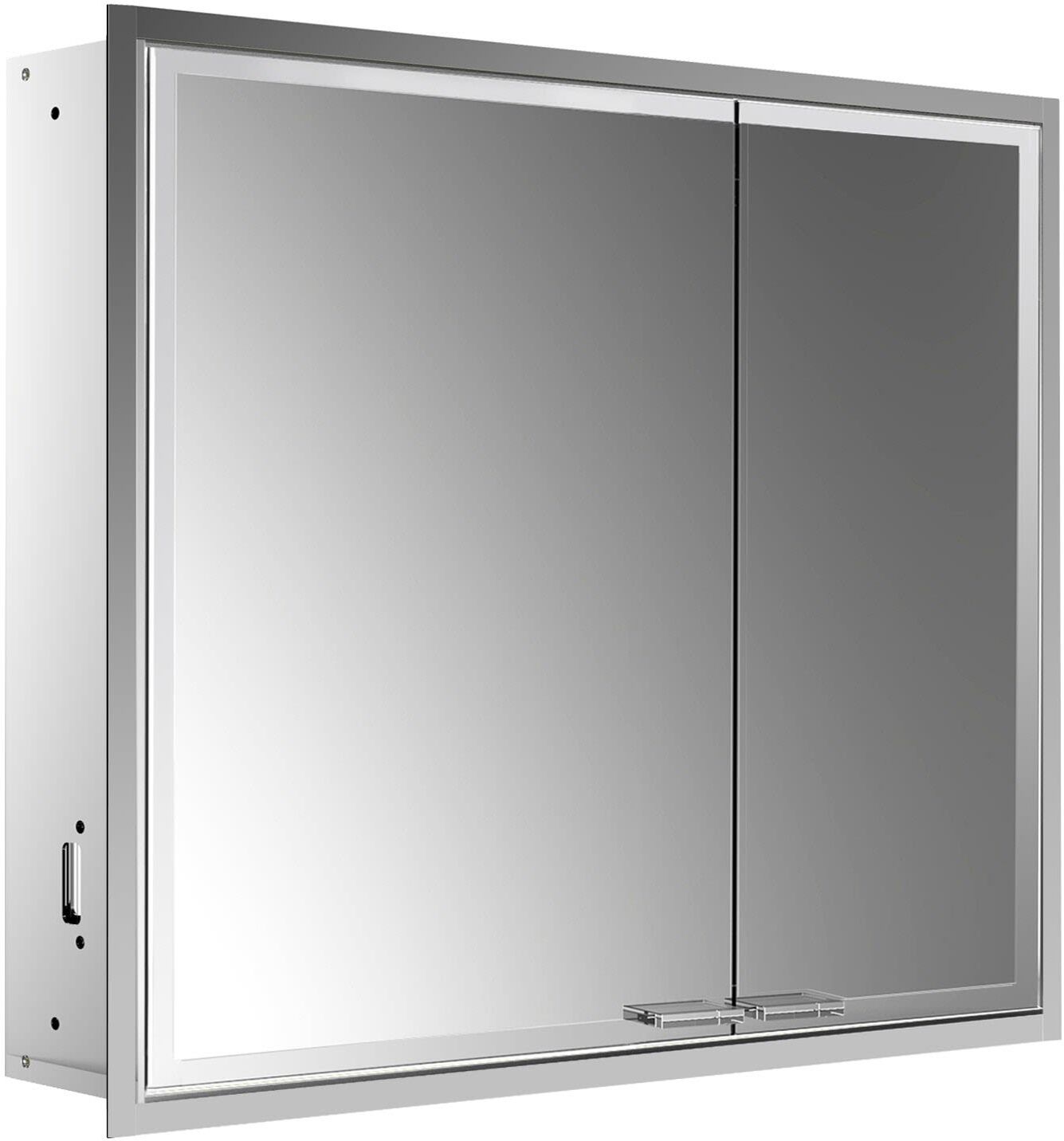 Emco asis prestige 2 LED mirror cabinet 81.5 cm, without light system, wide door left 989707103
