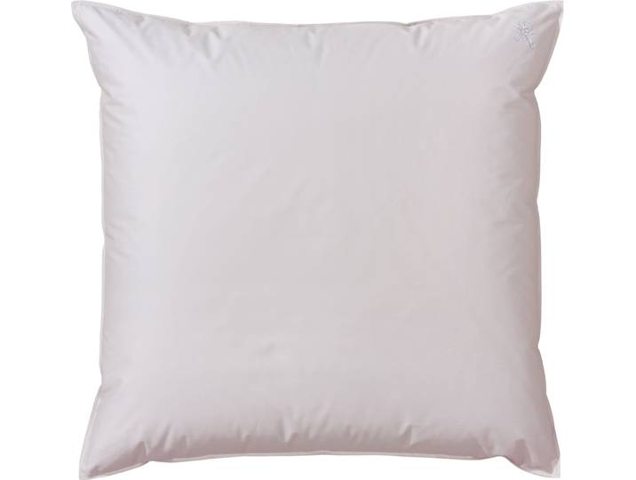 Federkopfkissen CENTA-STAR Golf von Alaska , weiß (sahara), B:80cm L:80cm, Kopfkissen Bezug: 100% Baumwolle. Füllung: 70% Federn, 30% Daunen, Kopfkissen, Federkopfkissen, Optimale Balance aus Weichheit & Stützkraft