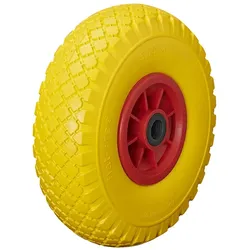 ProPlus 341554PU Ersatzrad für Stützrad Kunststofffelge mit PU Reifen 10" 3.00-4