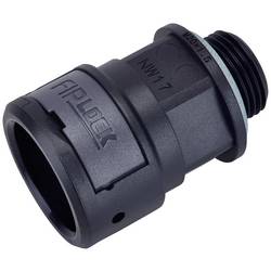 Fränkische Rohrwerke 4890306200 ASPA-17M20PB Schlauchverschraubung Schwarz M20 x 1.5 17 mm Gerade 10 St.