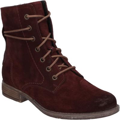 Stiefelette JOSEF SEIBEL "Sienna 70, carmin", Damen, Gr. 39, rot (carmin), Obermaterial: 100% Rindsleder Leather cow., Schuhe Stiefelette