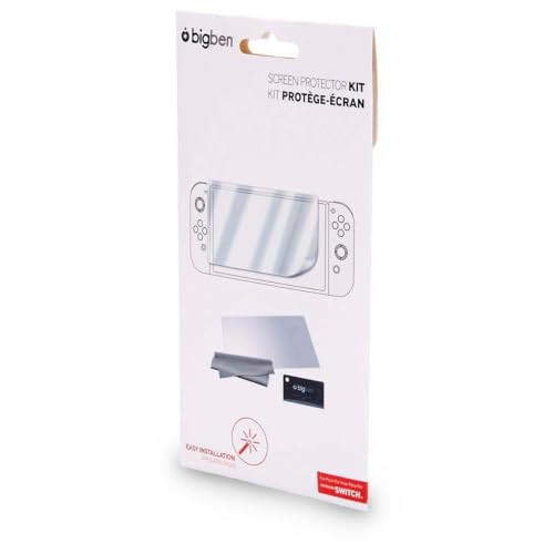 Bigben Schermbeveiligingspakket voor Nintendo Switch, Wit