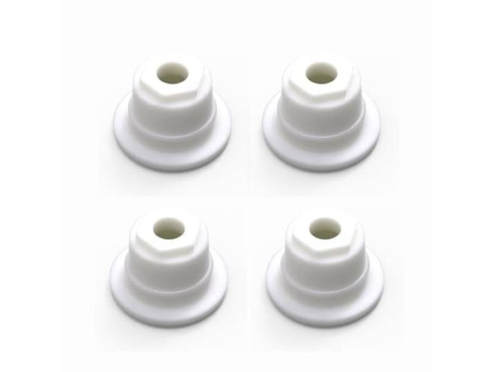 Sintrix Fab 4 charnières meuble à chaussures compatibles avec IKEA BISSA charnières et supports de tiroir renforcés\, remplacement pour réf. 120292/10095065\, perçage Ø 11\,2 mm\, version plus robuste