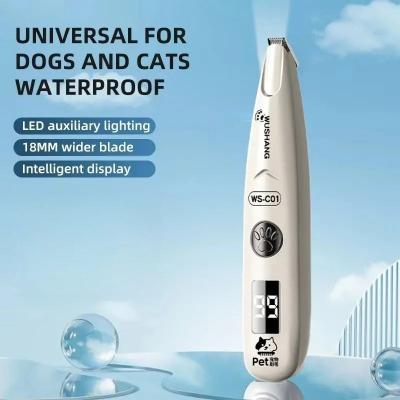 Uplift Treasures Waterproof Pet Grooming Trimmer With LED Light Waterproof Pet Grooming Trimmer With LED Light