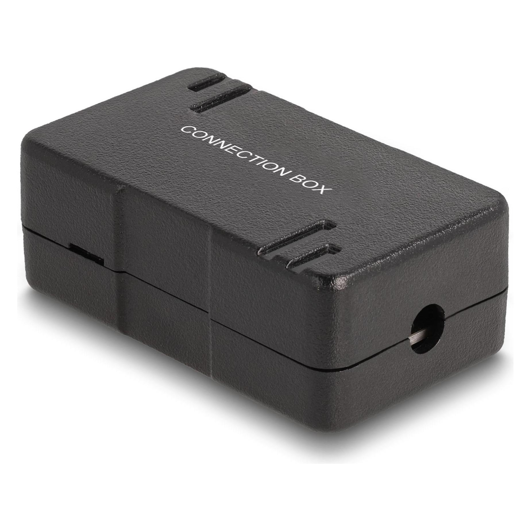 Delock Netzwerk Verbindungsbox LSA Cat.6 schwarz (Kabel Verbindungsbox) (88132)